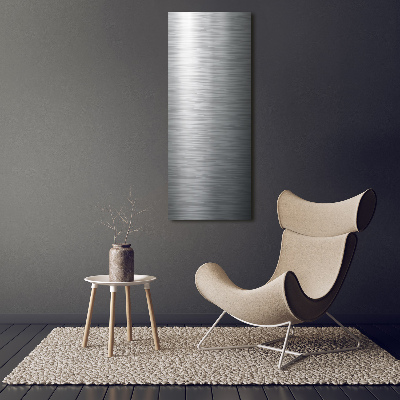 Verticaal glasschilderij Metalen achtergrond