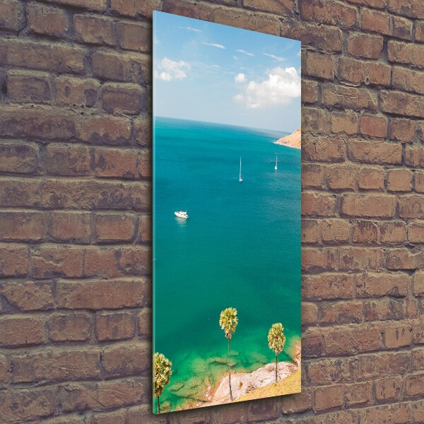 Verticale foto op glas Jachten Thailand