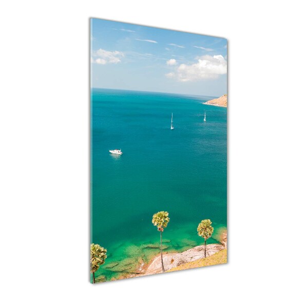 Verticale foto op glas Jachten Thailand