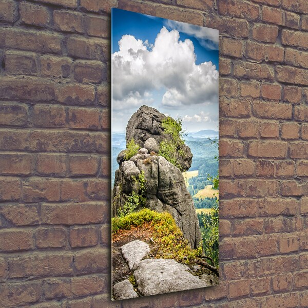 Verticaal glasschilderij Szczeliniec Wielki