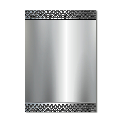Verticale foto op glas Metalen achtergrond