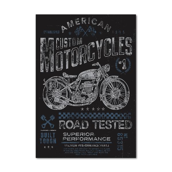 Verticale foto op glas Automobiel