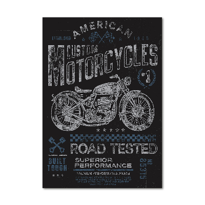 Verticale foto op glas Automobiel