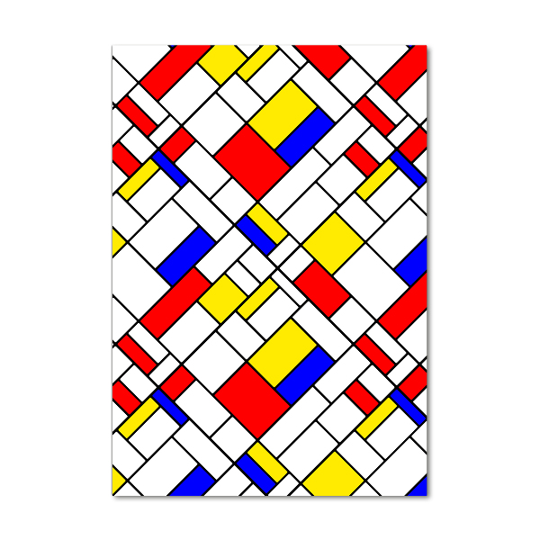 Verticale foto op glas Abstractie