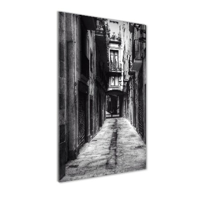 Verticaal glasschilderij Barcelona, ​​Spanje