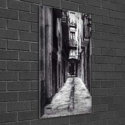 Verticaal glasschilderij Barcelona, ​​Spanje
