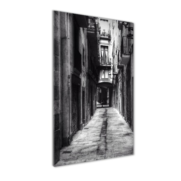 Verticaal glasschilderij Barcelona, ​​Spanje