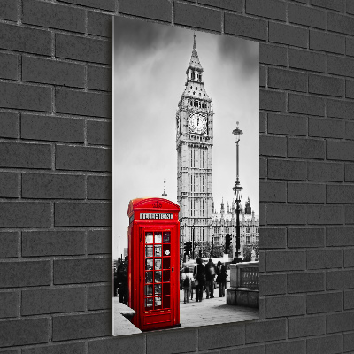 Verticale foto op glas Big Ben Londen