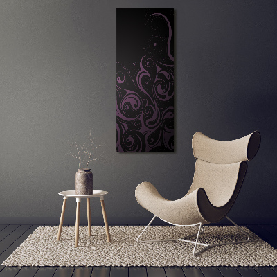 Verticale glasfoto Ornamenten