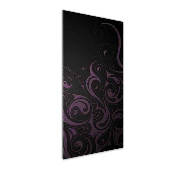 Verticale glasfoto Ornamenten