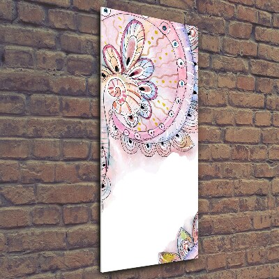 Verticale foto op glas Abstract patroon