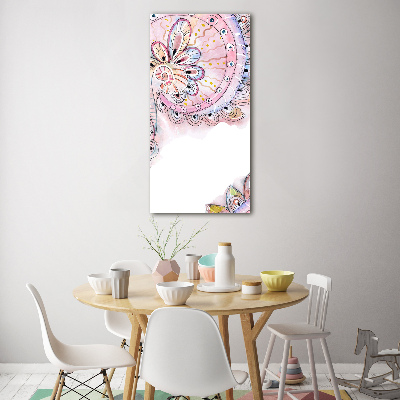 Verticale foto op glas Abstract patroon