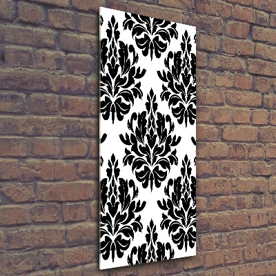 Verticale glasfoto Ornamenten