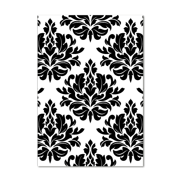 Verticale glasfoto Ornamenten