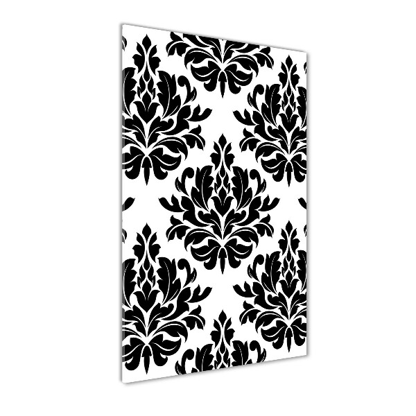 Verticale glasfoto Ornamenten