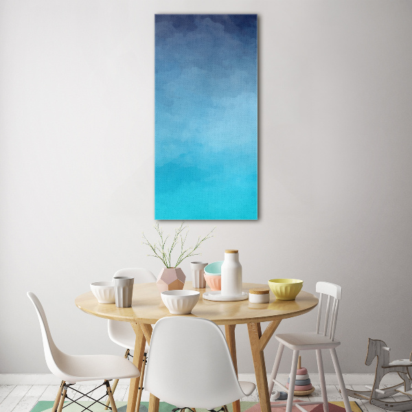 Verticale glasfoto Rook