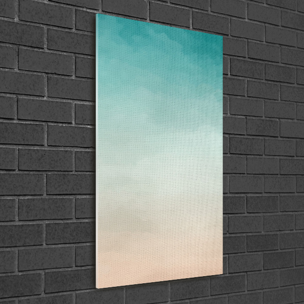 Verticaal glasschilderij Rook