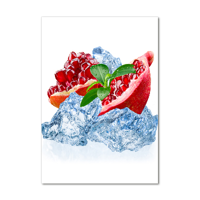 Verticale glasfoto Granaat