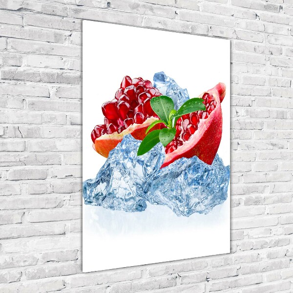 Verticale glasfoto Granaat