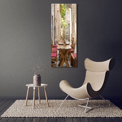 Verticale glasfoto Korčula, Kroatië