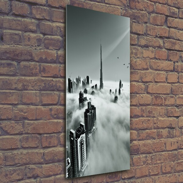 Verticale glasfoto Wolkenkrabbers