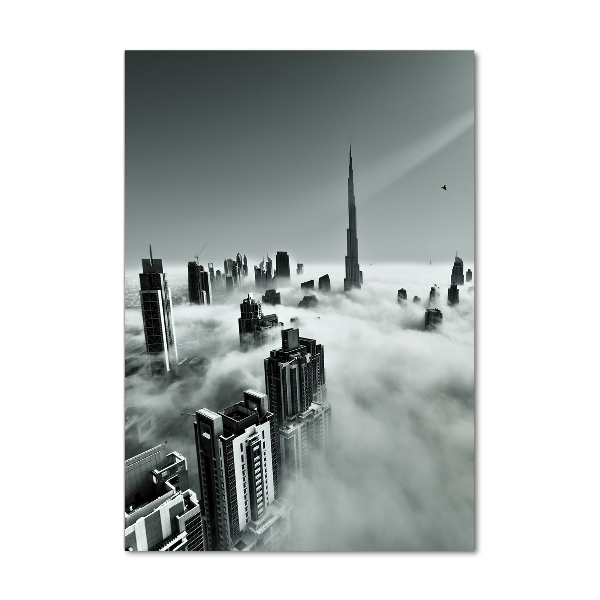 Verticale glasfoto Wolkenkrabbers