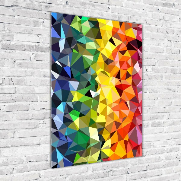 Verticale foto op glas Geometrische achtergrond