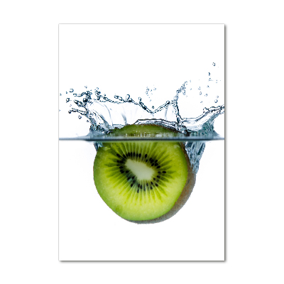 Verticale glasfoto Fruit onder water