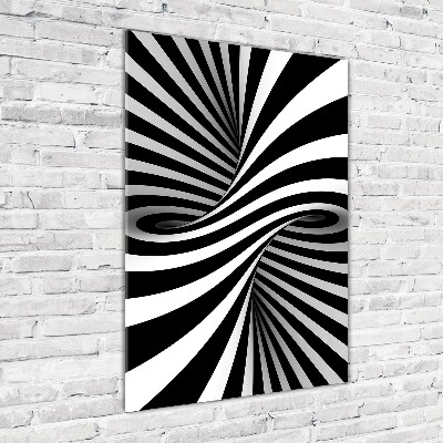 Verticale foto op glas Abstracte wervel