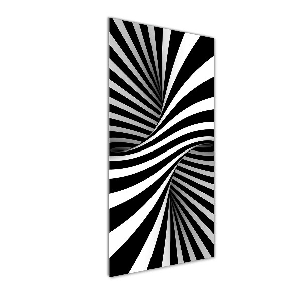 Verticale foto op glas Abstracte wervel