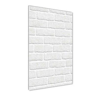 Verticale foto op glas Bakstenen muur