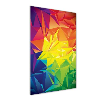 Verticale glasfoto Abstracte achtergrond