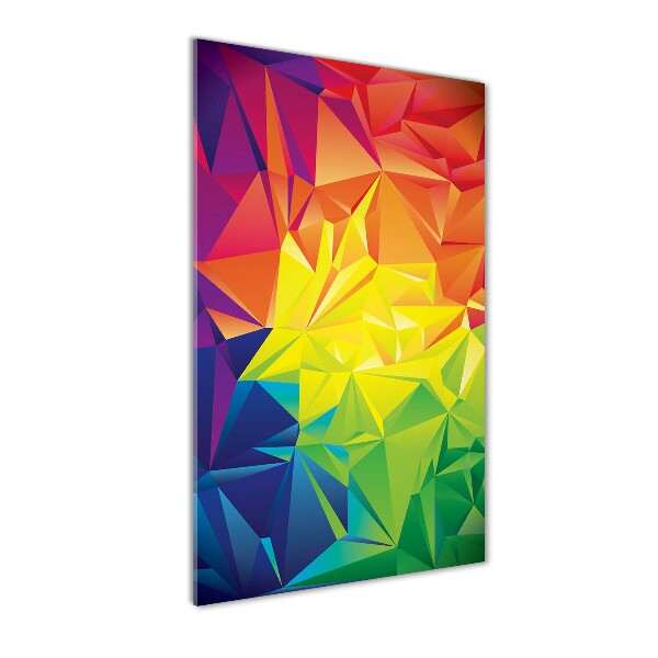 Verticale glasfoto Abstracte achtergrond