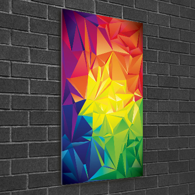 Verticale glasfoto Abstracte achtergrond