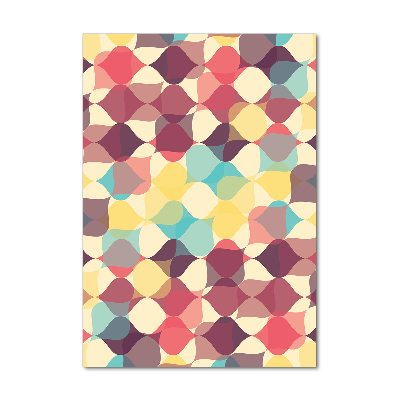 Verticale glasfoto Geometrische achtergrond