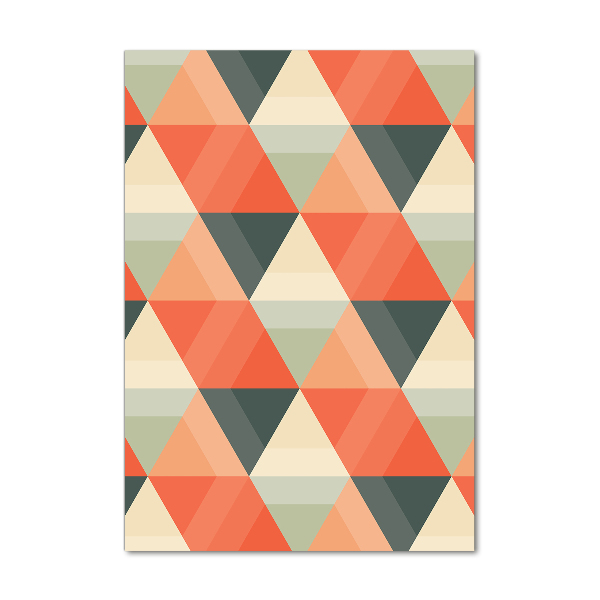 Verticale glasfoto Geometrische achtergrond