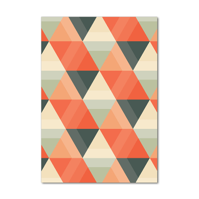 Verticale glasfoto Geometrische achtergrond