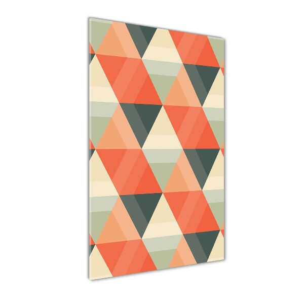 Verticale glasfoto Geometrische achtergrond