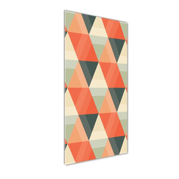 Verticale glasfoto Geometrische achtergrond