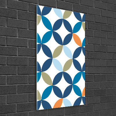 Verticale glasfoto Geometrische achtergrond