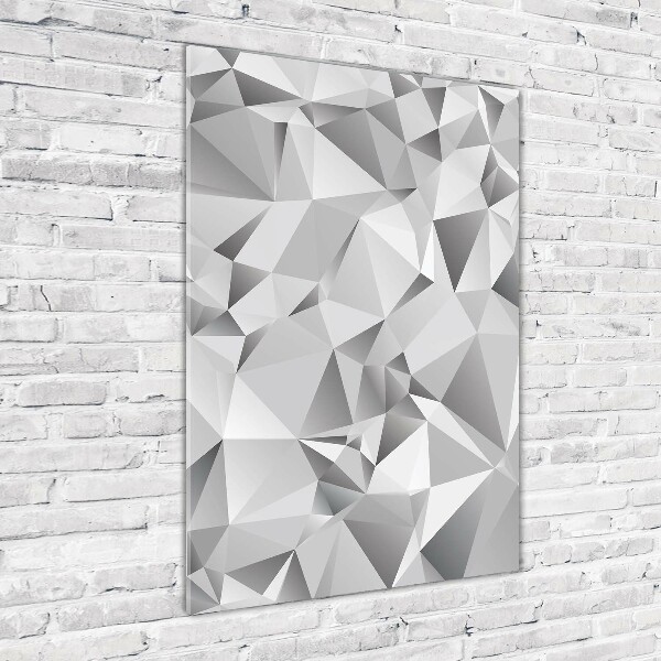 Verticale foto op glas 3D-abstractie