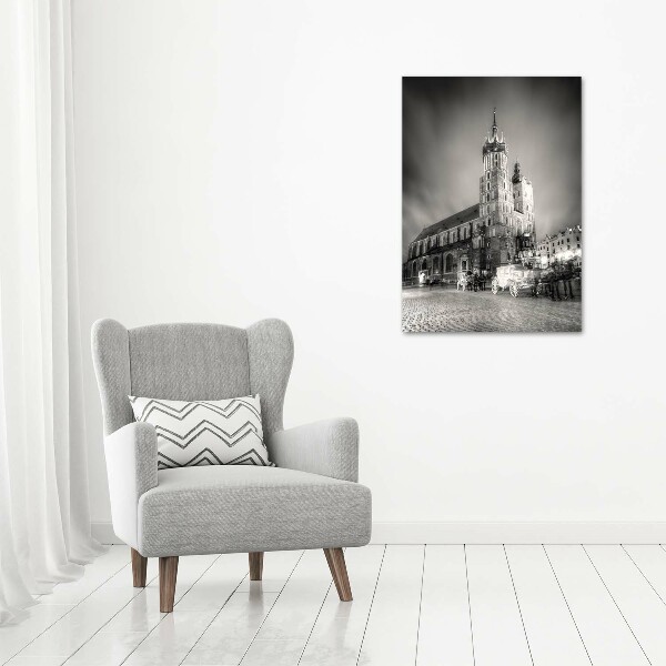 Verticaal glasschilderij Krakau, Polen