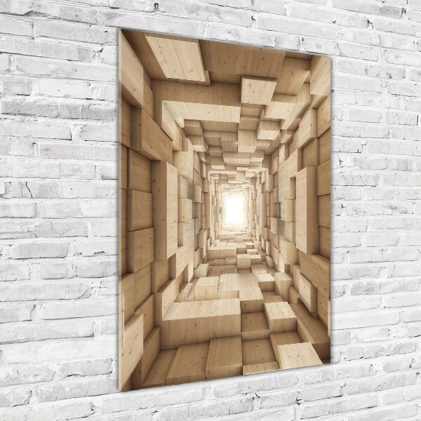 Verticale glasfoto Abstractie