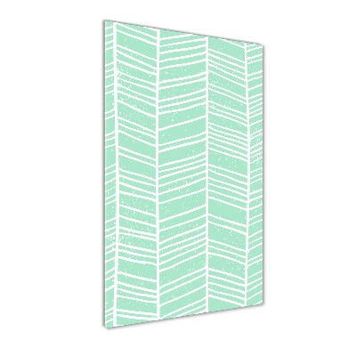 Verticale glasfoto Visgraatpatroon