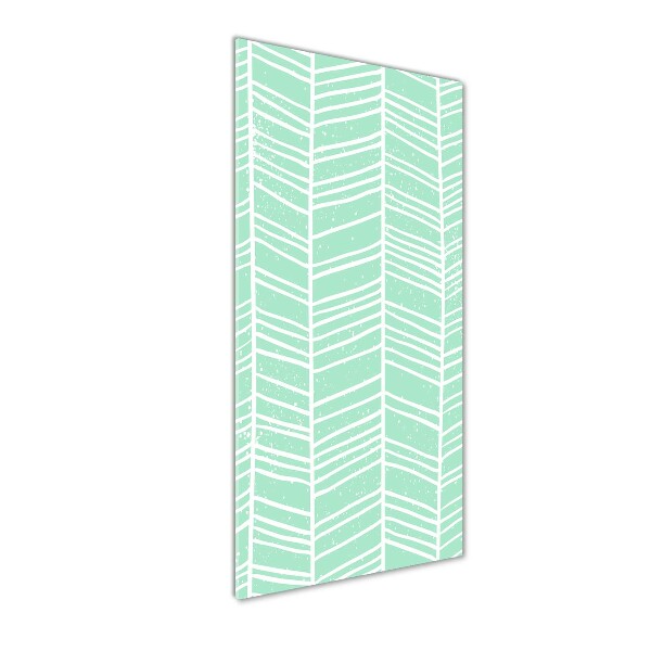 Verticale glasfoto Visgraatpatroon