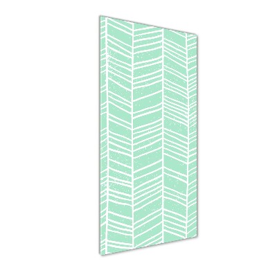 Verticale glasfoto Visgraatpatroon