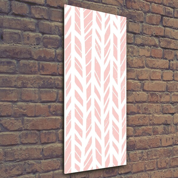 Verticale foto op glas Visgraatpatroon