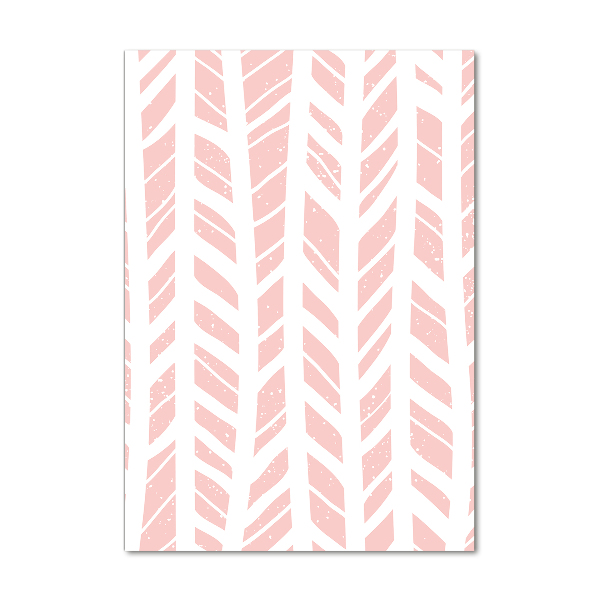 Verticale foto op glas Visgraatpatroon