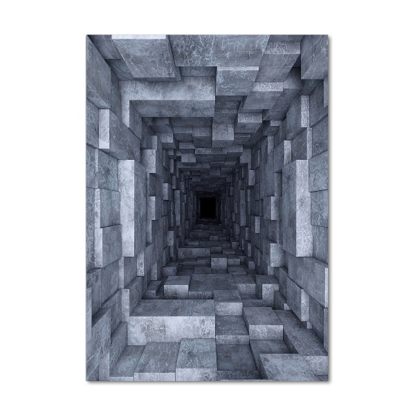 Verticale foto op glas Tunnel