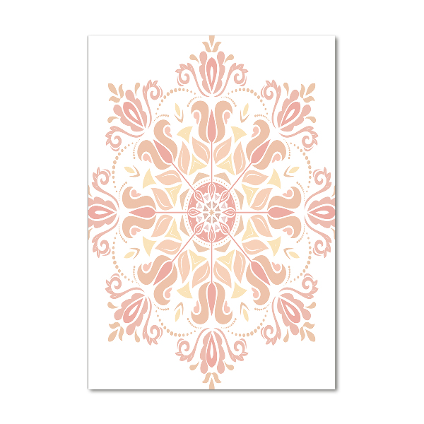 Verticale foto op glas Oosters patroon